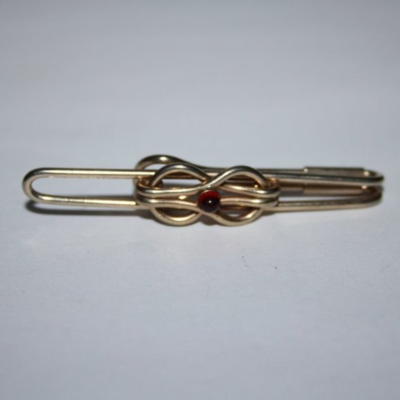 Vintage Accessories Vintage Mens Gold And Ruby Tie Bar Poshmark